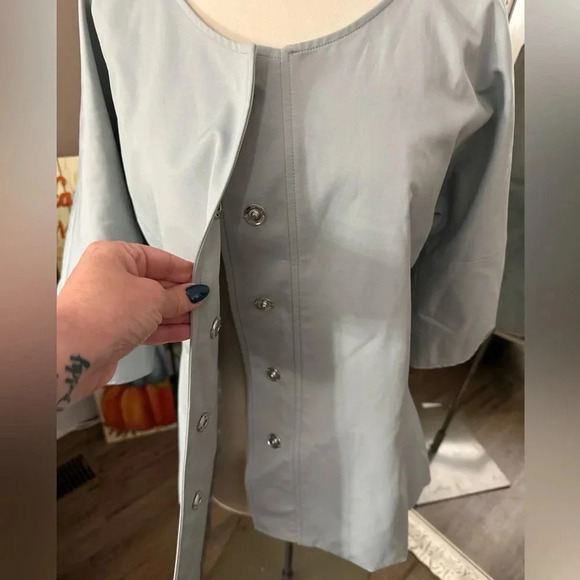 Vertigo Paris • 3/4 Sleeve Snap Button Jacket - Picture 8 of 11